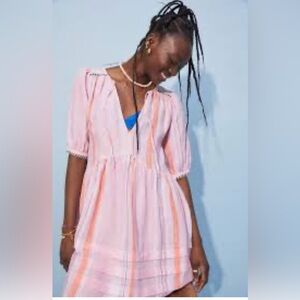 Lemlem HM pink linen dress